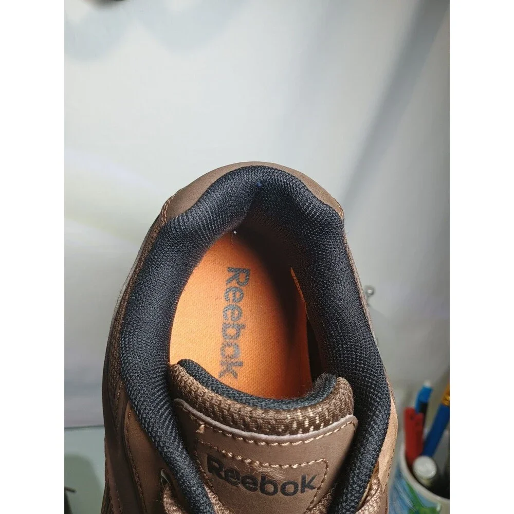 Reebok Size 8 Brown Lace-Up Men's Sneakers, Play Dry, Dmxmax